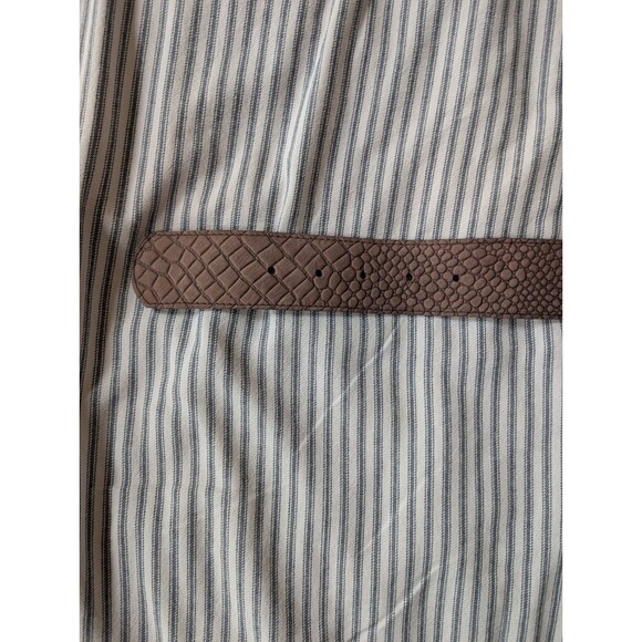 Christian Dior Vintage Belt Brown Leather Gold Hardware Classic 80s Old Money main image 11